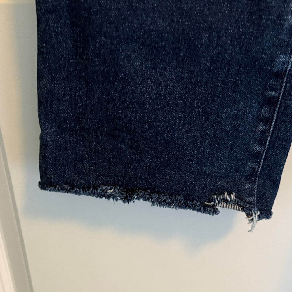 Madewell Cali Demi Boot Cut Jeans Unfinished Hem - Picture 4 of 10